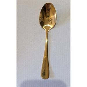 39 Gold Color Spoons 5.5" Stainless Steel‎ hotel restaurant entertaining holiday